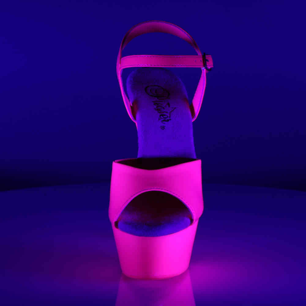 Pleaser - KISS-209UV Knöchelriemen-Sandale - Rosa